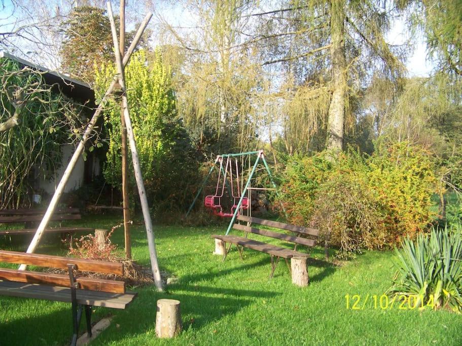 Gartentraum, Feuergrill, Kids-Spielwelt, 4Raeume Hartenstein  Exterior photo